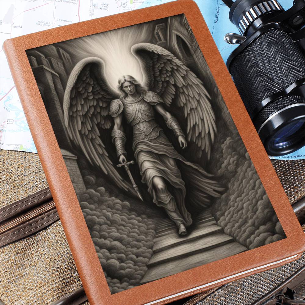 Brimstone Angel Graphic Leather Journal