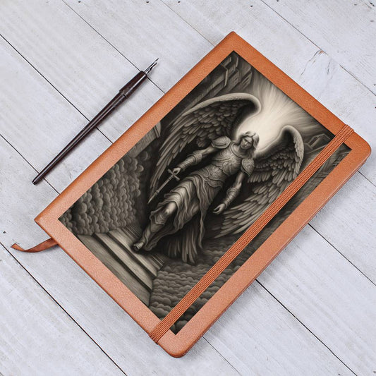 Brimstone Angel Graphic Leather Journal