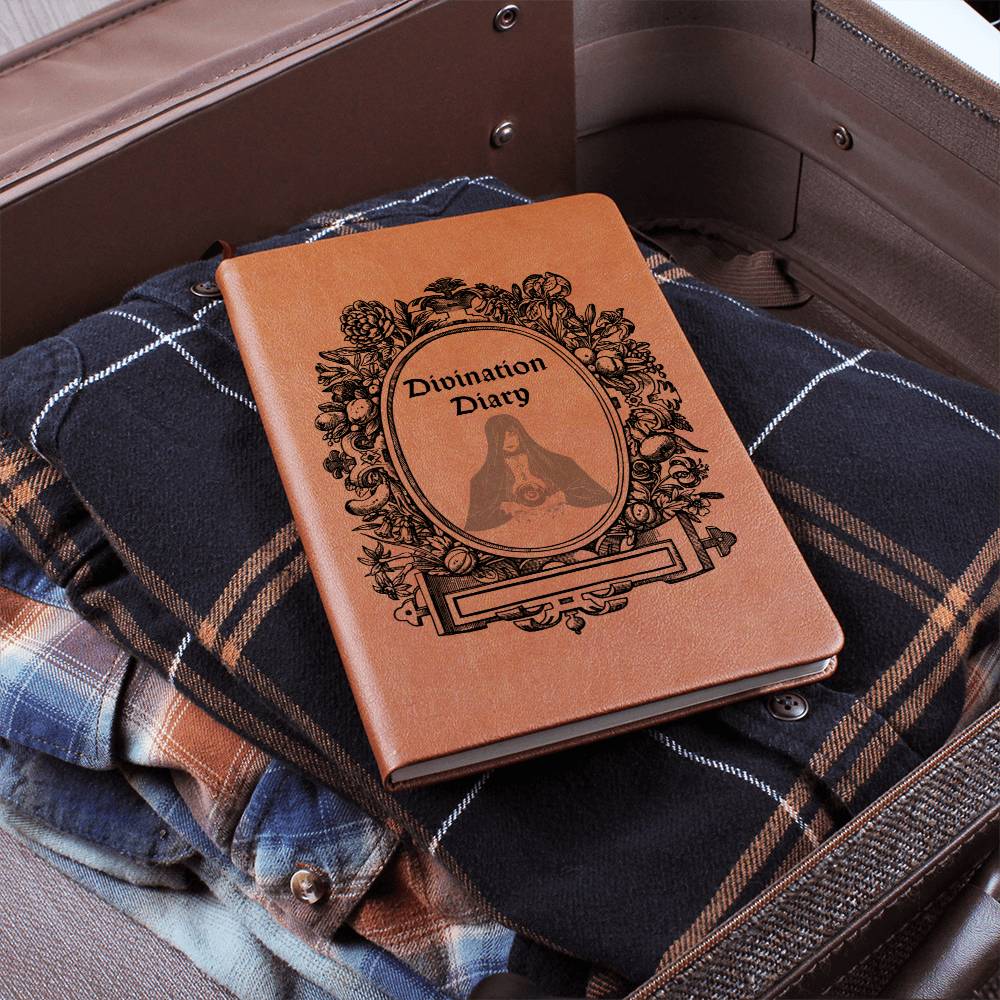 Divination Diary Graphic Leather Journal