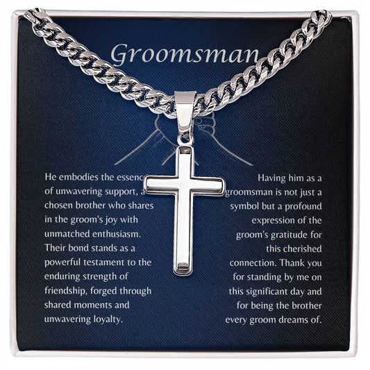 Groomsman - Chosen Brother Necklace