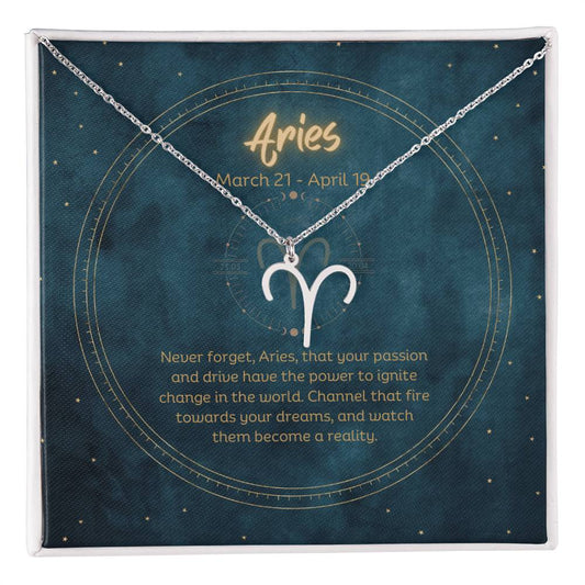 Aries Zodiac Necklace