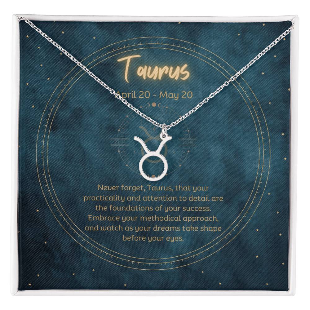 Taurus Zodiac Necklace