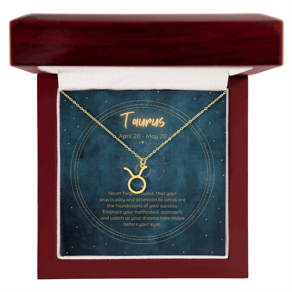 Taurus Zodiac Necklace