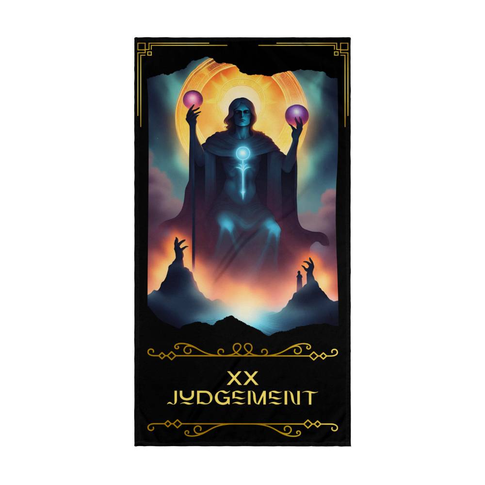 Judgement Tarot Card Beach Towel